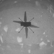 NASA’s Ingenuity Mars helicopter transmits back the first image of its historic inaugural flight on Mars