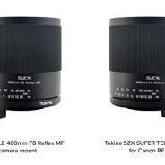 Tokina adds Canon RF, Nikon Z mount options for its $250 400mm F8 Reflex lens