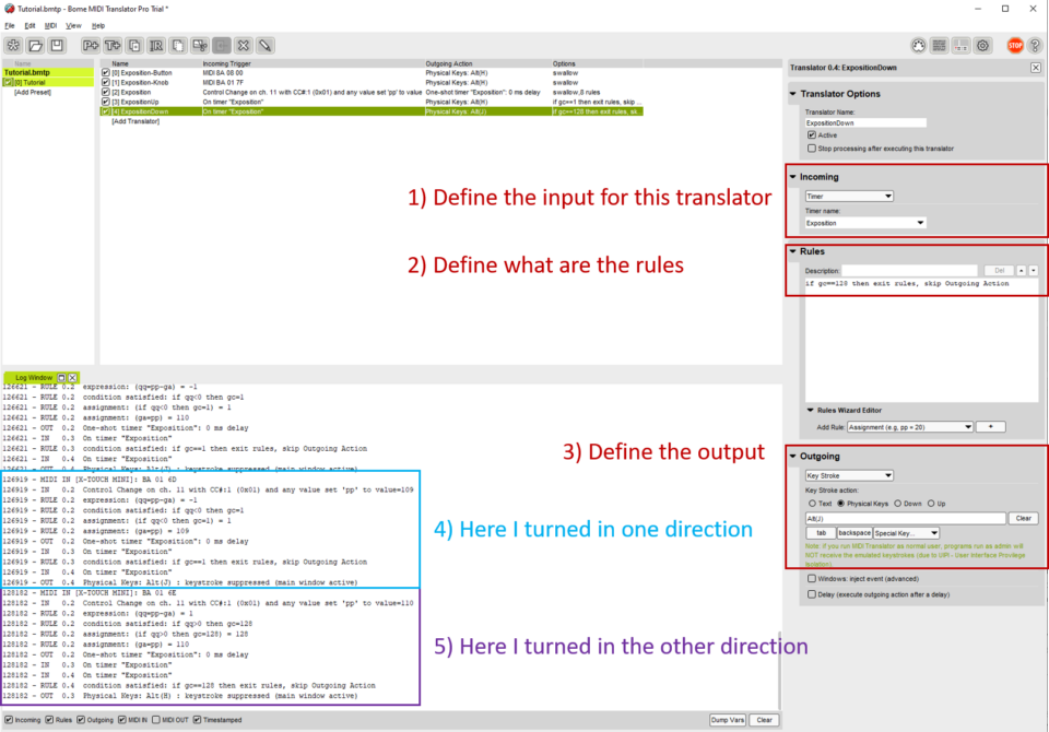 Define input and output