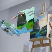 NVIDIA Canvas is an AI-powered tool that turns your sketches into photorealistic scenes