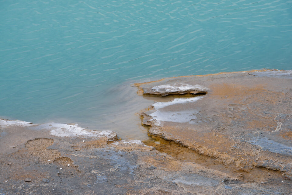 Edge of Hot Spring Yellowstone