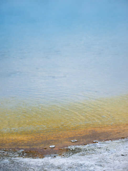Yellowstone Hot Spring Color Gradient