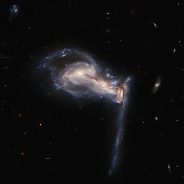 Hubble captures stunning gravitational interaction between a trio of galaxies