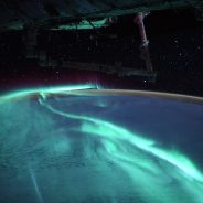 Astronaut captures images of stunning blue auroral display from space