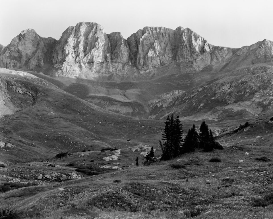 4x5 Monochrome American Basin Mountain