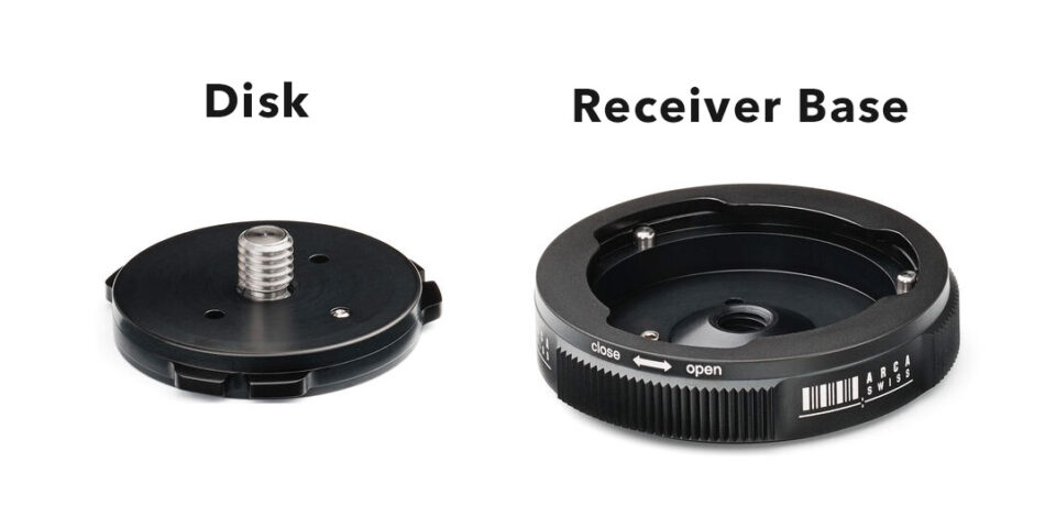 Arca Swiss Quick Link Set Disk and Receiver Base