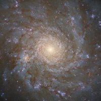 Hubble captures a beautiful image of the spiral galaxy NGC 4571