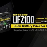 Nitecore reveals 3rd-party Sony FP-Z100 battery with built-in USB-C port for charging